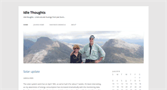 Desktop Screenshot of idlethoughts.jdunns.com